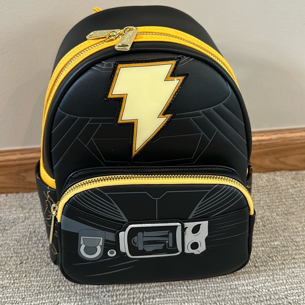 NWT Black Adam Light Up Mini Backpack​